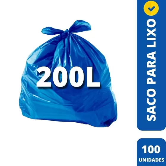SACO PARA LIXO FLIK AZUL 