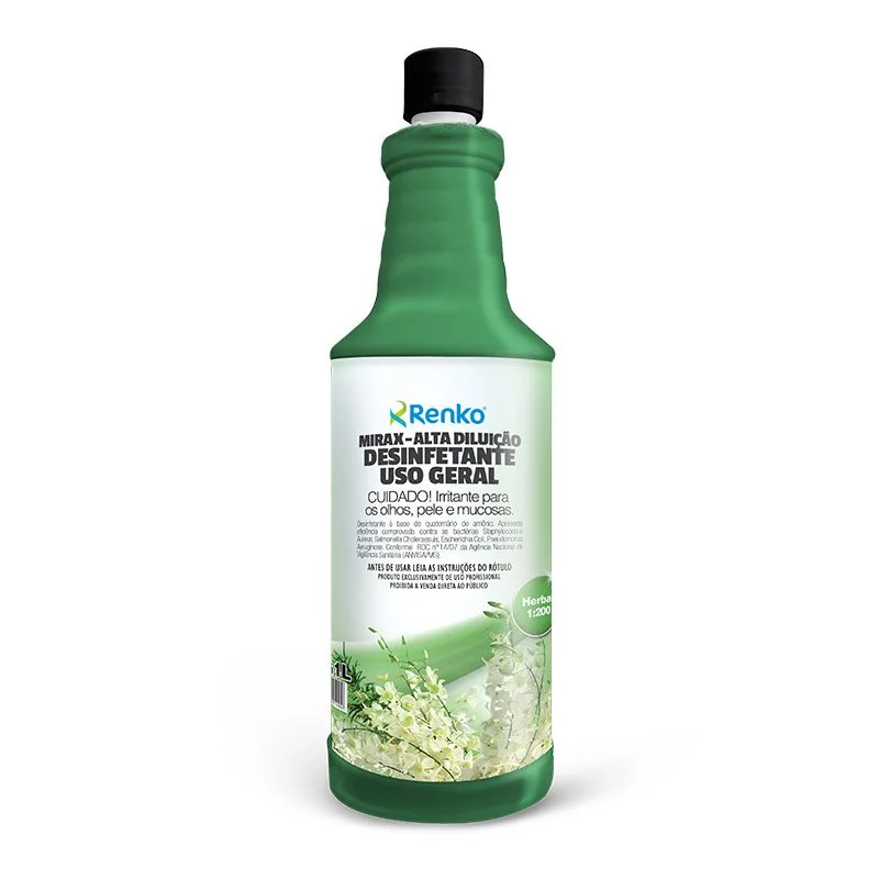 MIRAX DESINFETANTE ALTA DILUICAO 1LT