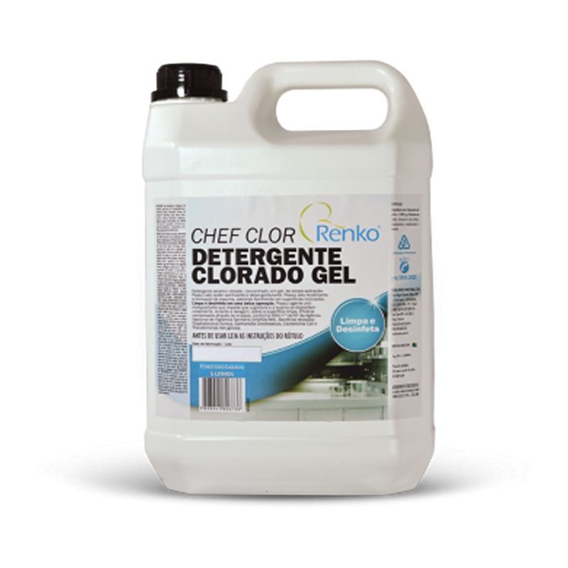 CHEF CLOR DETERGENTE DESINFETANTE CLORADO 5 LITROS