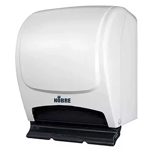 DISPENSER P/TOALHA 1/3D. (CINZA/BRANCO) BRILHANTE