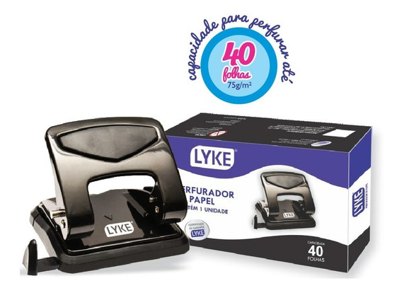 PERFURADOR DE PAPEL 40 FOLHAS 
