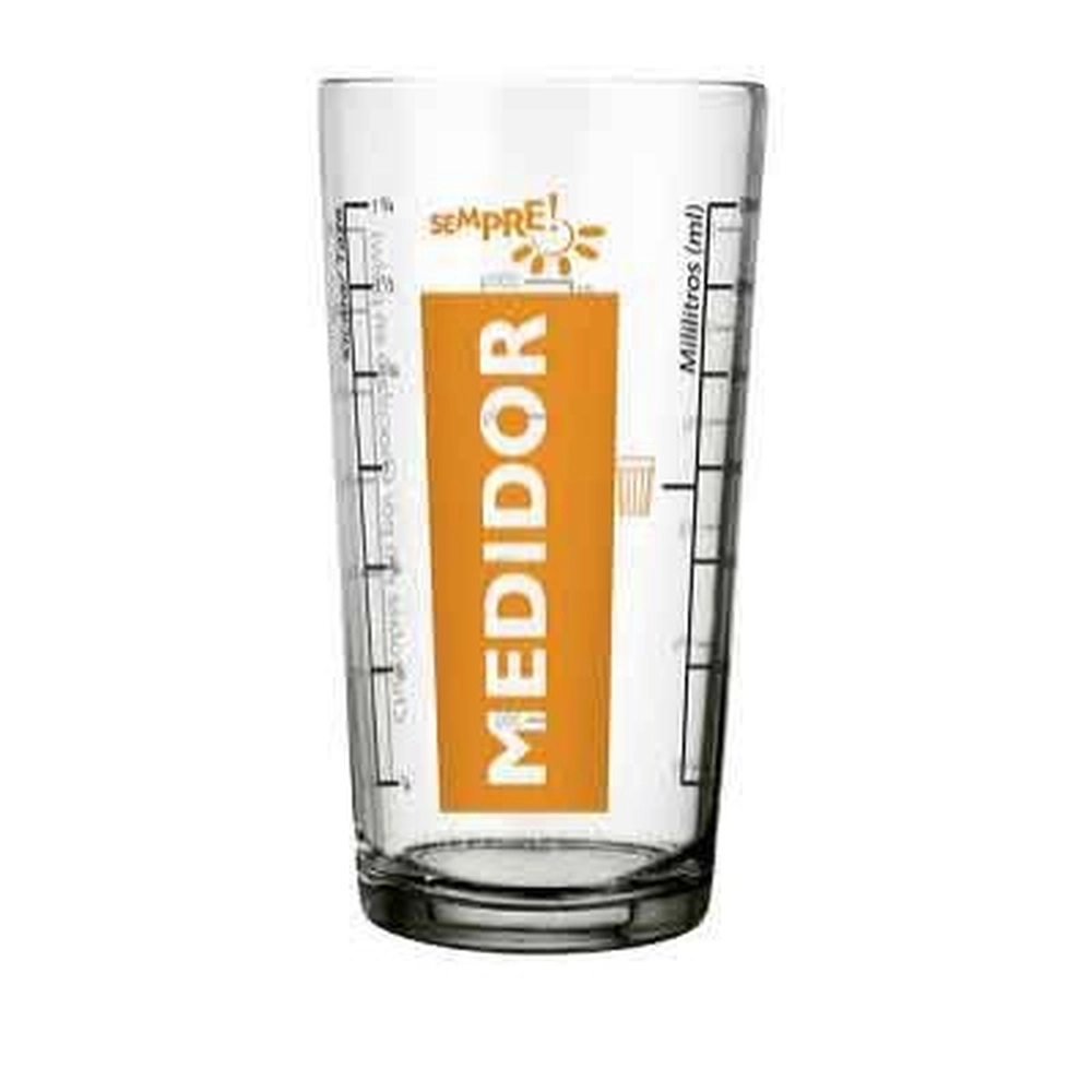 COPO MEDIDOR DE ML VIDRO