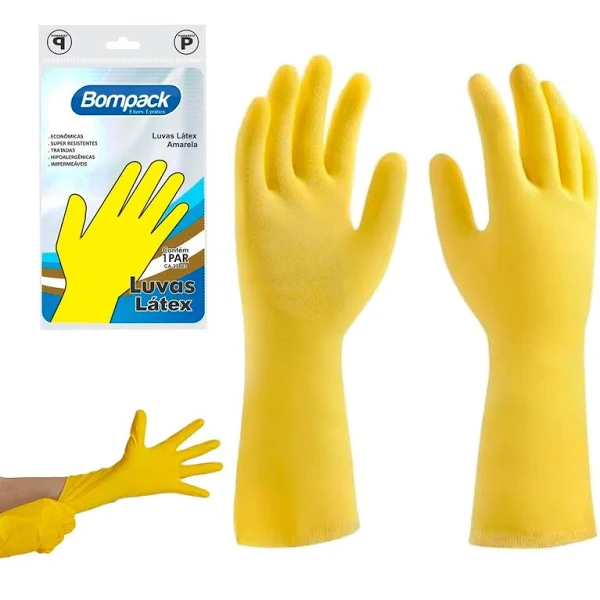 LUVA LATEX G AMARELA 