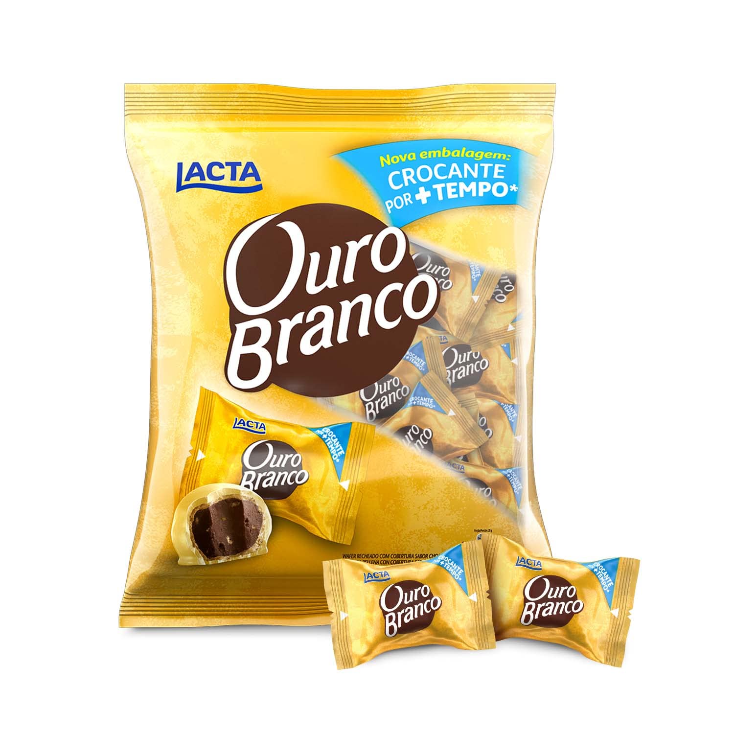 BOMBOM OURO BRANCO 