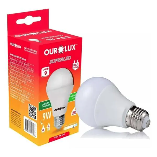 LAMPADA LED 4,7W/9,0W OUROLUX  C10
