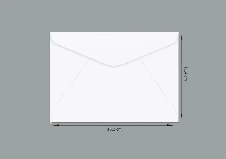 ENVELOPE CARTA 114X162 SCRITY