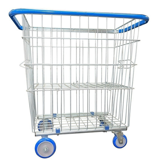CARRINHO DE COMPRAS 240LT C/ REPAR LATERAL