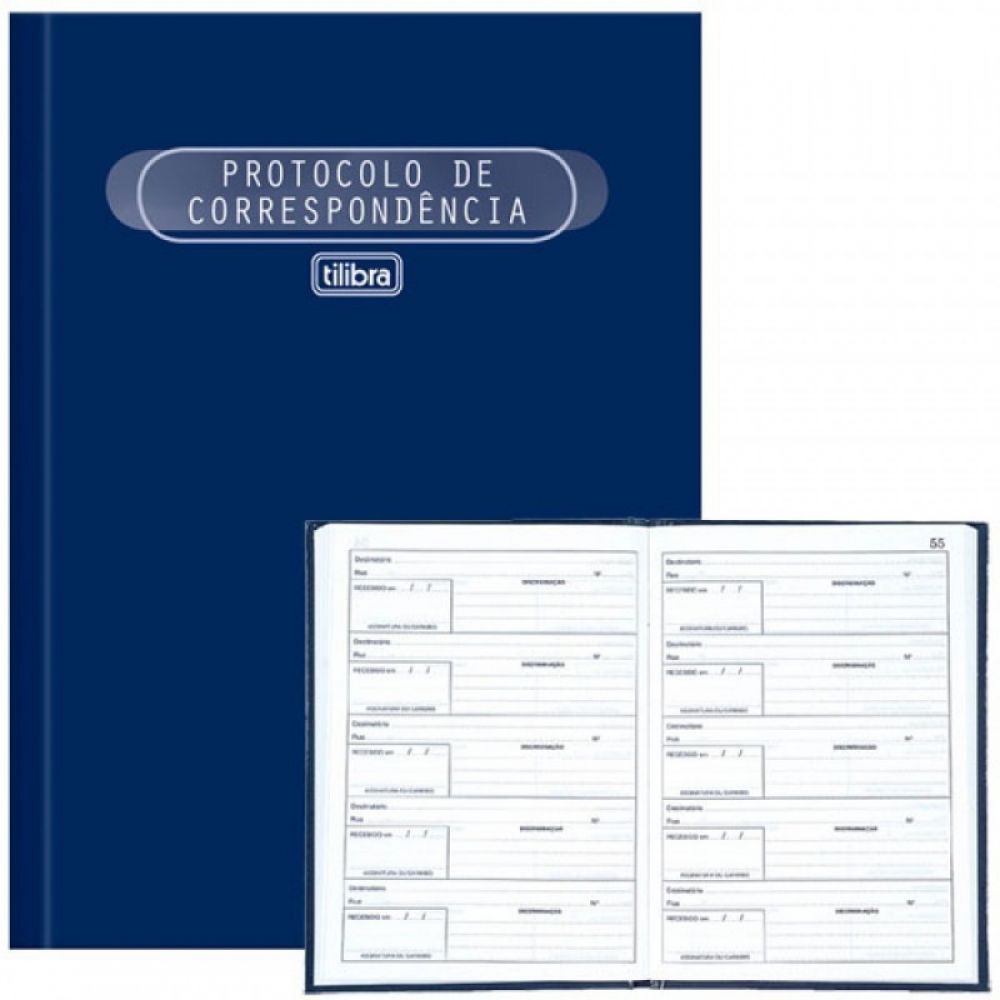 LIVRO DE PROTOCOLO COM 104 FOLHAS 