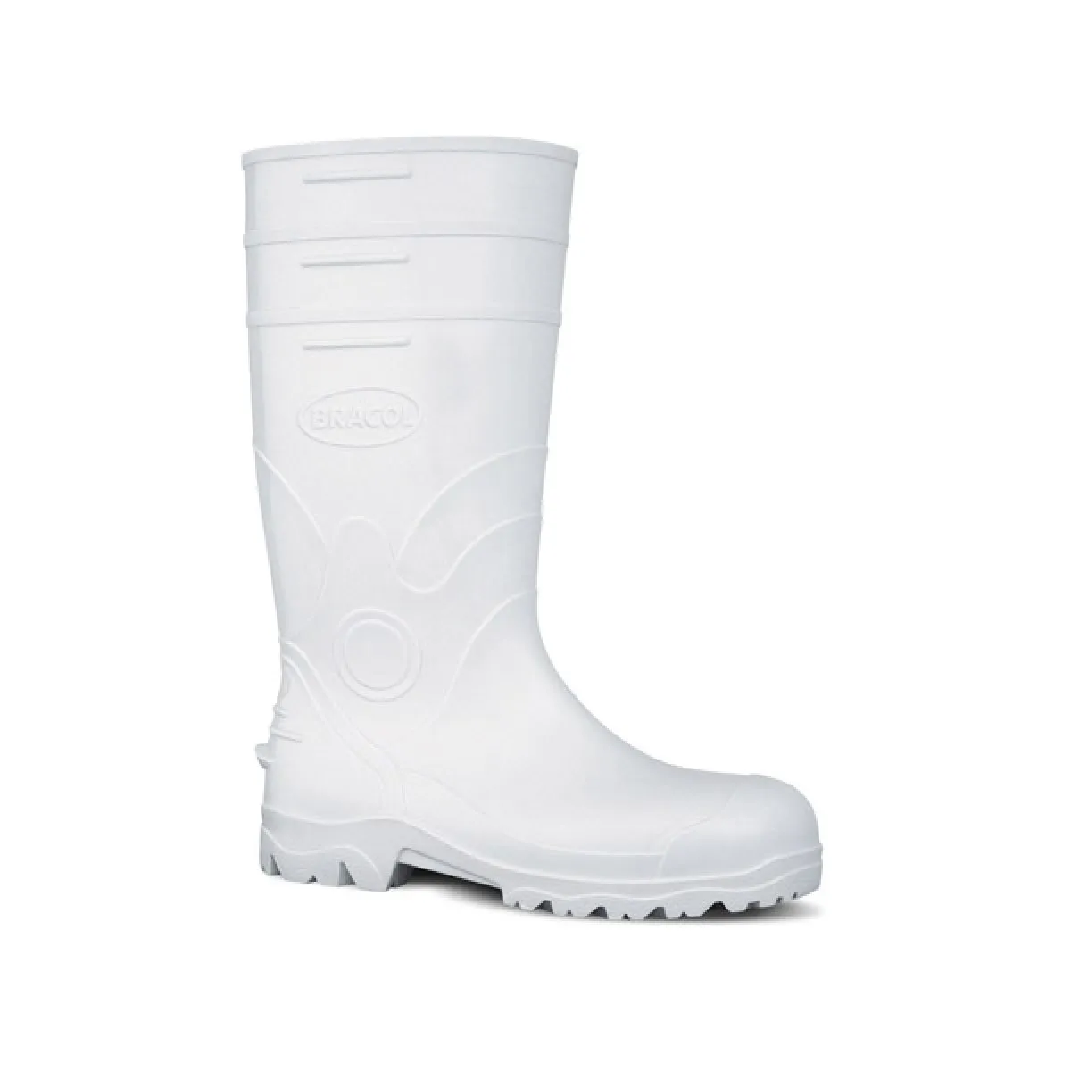 BOTA CANO LONGO PVC BRANCA 