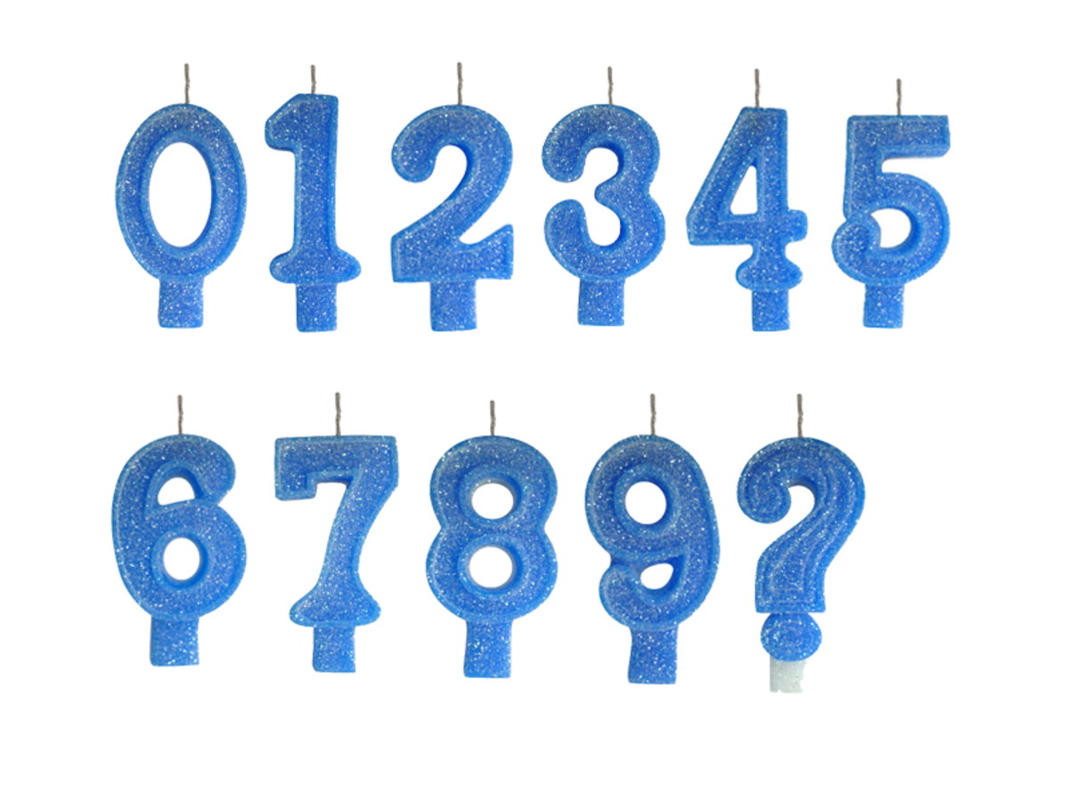 VELA DECORATIVA NUMEROS