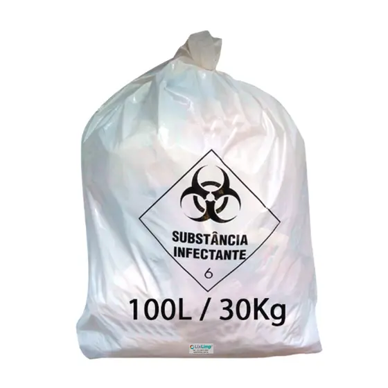 SACO PARA LIXO HOSPITALAR 100L