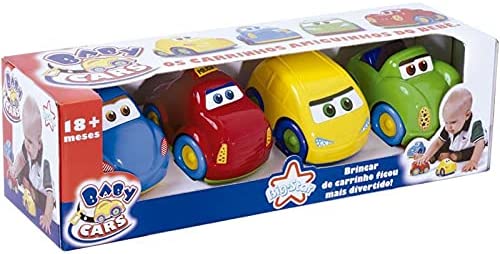 BRINQUEDO C/4 CARRINHO FRICÇÃO