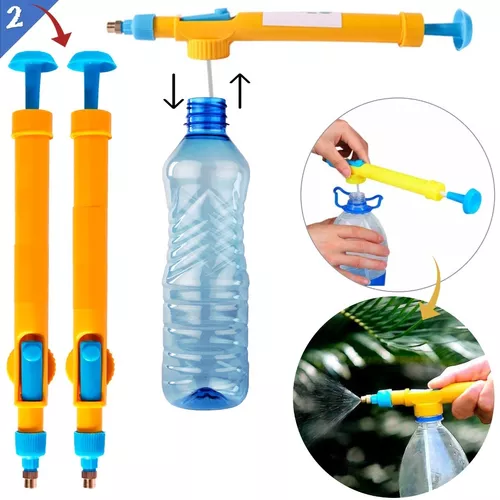 KIT PULVERIZADOR BRANCO + GARRAFA PET 500ML/1LITRO ISIS